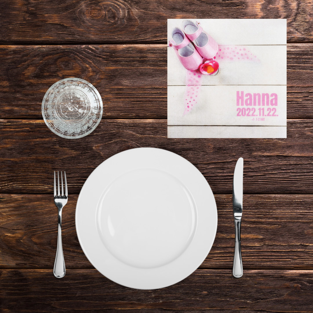 Egyedi szalvéta tervezése, készítése, gyártása